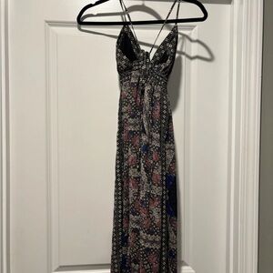 Women’s Fire Long Spaghetti Strap Dress Size Xsmall